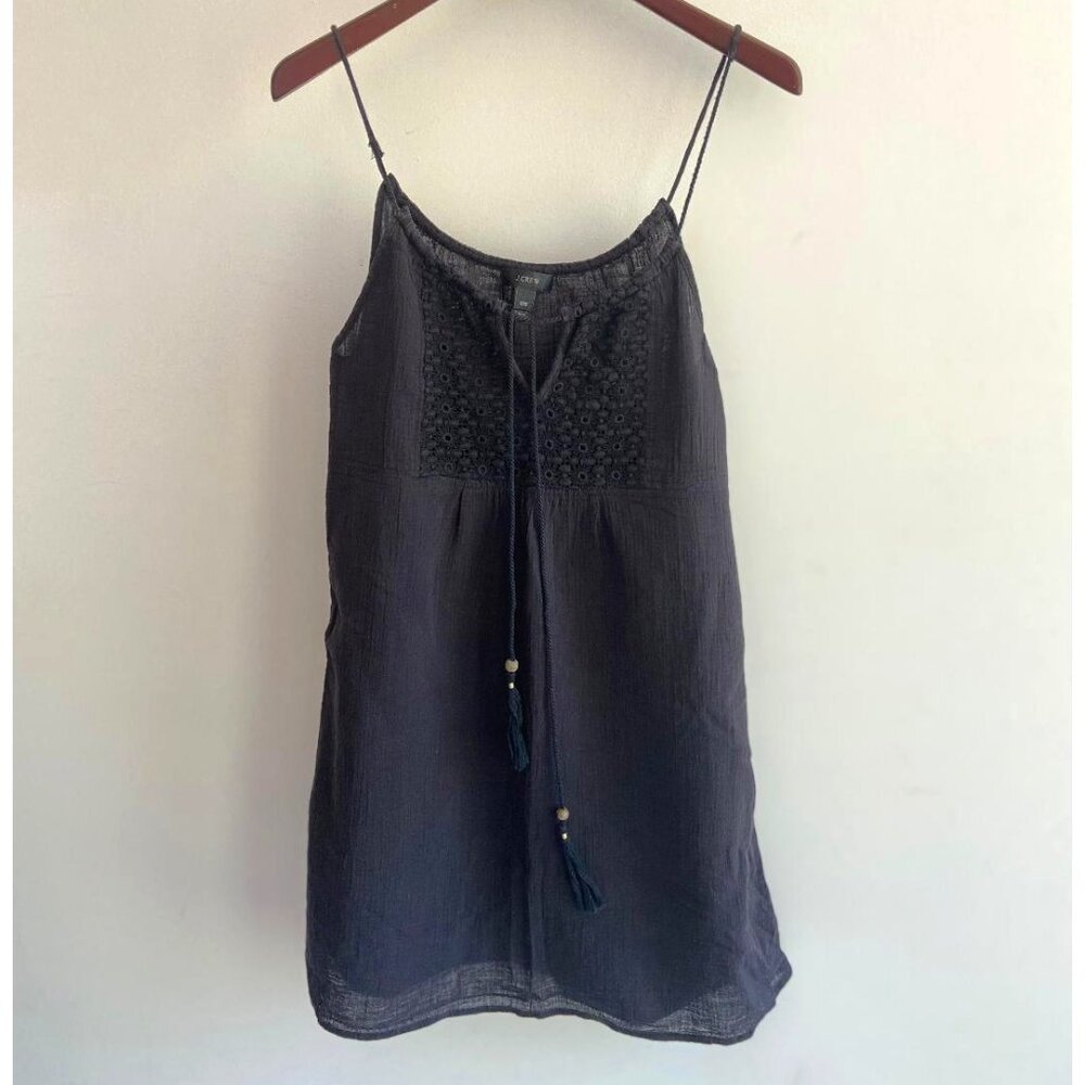J. Crew Black Swimsuit Cover-Up